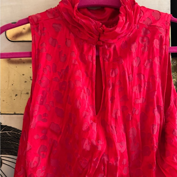 White House Black Market Red top. - Picture 4 of 5